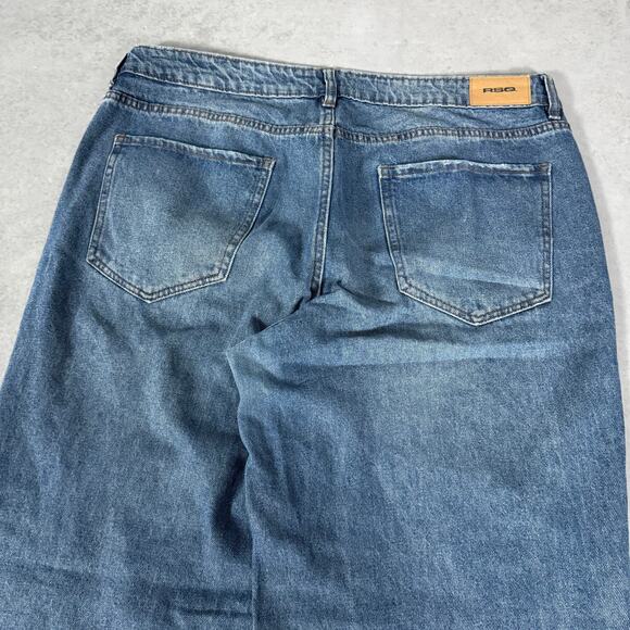 RSQ Low Rise Baggy Jeans Medium Wash - Size: 32 - Picture 8 of 9
